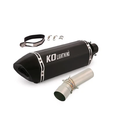 Tubo de escape de enlace medio 51 mm silenciador escape para BMW F650GS F700GS F800GS F800R Foto 1 de 4