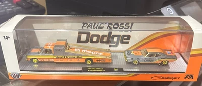 M2 Machines Hauler~ Paul Rossi~74 Dodge D300 &'70 Dodge Challenger**Raw Chase - Image 1 of 4