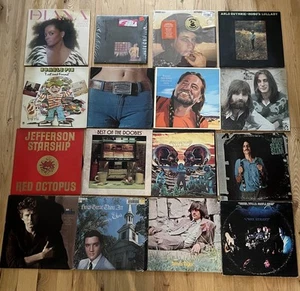 Estate Lot 16 Classic Rock & Pop vinyl record albums 70s 80s James Taylor Lp - Imagen 1 de 4