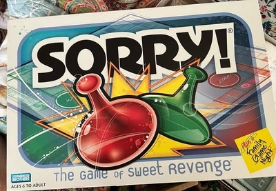 SORRY  Parker Brothers Family Board Game Kids Hasbro 2003 (Complete) - Image 1 of 4