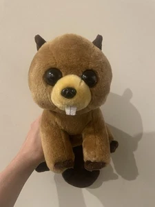 Ty Beaver Ritchie Plush Stuffed Animal Big Eyes Buckteeth. Soft - Picture 1 of 6