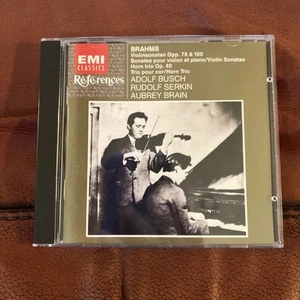 Brahms: Violin Sonatas Horn Trio Adolf Busch Serkin CD 1992 EMI Holland - Picture 1 of 3