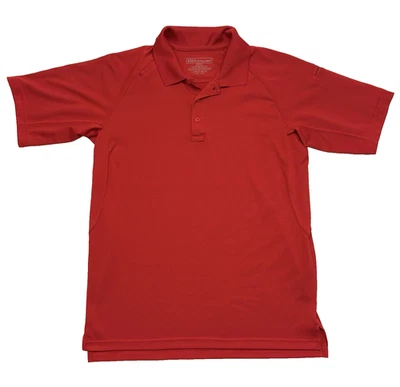 5.11 Tactical Series Short Sleeve Polo Shirt Red Men's Size Medium - Image 1 of 4