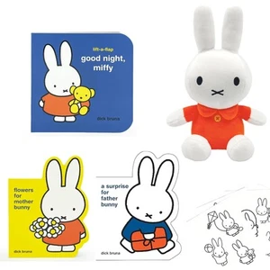Miffy Gift Set - 3 Board Books Dick Burna, Plush Book Character, Activity Pages - Picture 1 of 9