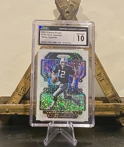 Rich Gannon 1 de 20 White Sparkle Prizm # 184 SSP Raiders 2021 CGC 10 - Imagen 1 de 2