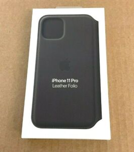 iPhone 11 Pro Leather Folio Black Authentic Apple MX062ZM/A ✅❤️️✅❤️️ BRAND NEW