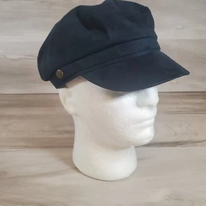 Cappello Mercato Mondiale Donna Cadetto Consegna Militare Moda Stile Orlo Blu Morbido - Foto 1 di 10