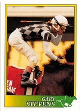 Gary Stevens trading card (Horse Racing) 1993 Jockey Star #17