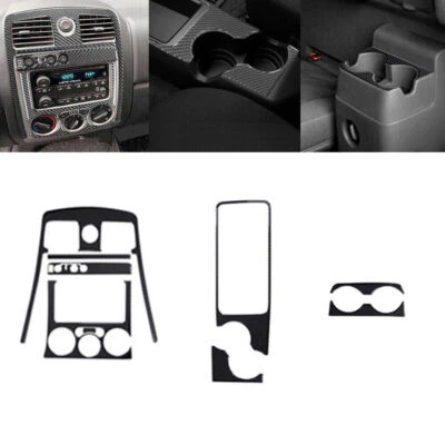 For Colorado 2004-12/Canyon 05-12 Carbon Fiber Center Console 4WD Cover Kit 9Pcs - Изображение 1 из 4