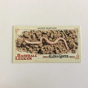 2022 Topps Allen & Ginter Mini BL-3 Worm Burner - Bild 1 von 2