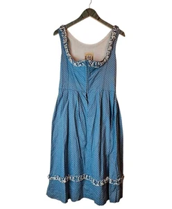 Vtg 70's Salzburger Trachten Aus Osterreich Von Wenger Austrian Maiden Dress, 44 - Picture 1 of 11