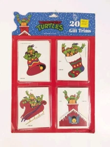 Teenage Mutant Ninja Turtles TMNT 20 Gift Trims 1990 Mirage Studios New - Picture 1 of 24