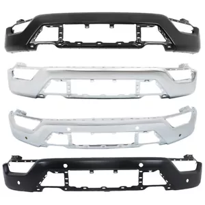 Steel Front Bumper Face Bar For 2021-2022 2023 Ford F150 F-150 Black / Chorme - Picture 1 of 26