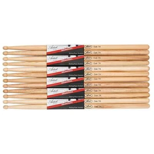 Artist DSO7A Oak Drumsticks w/ Wooden Tips 6 Pairs - Picture 1 of 3