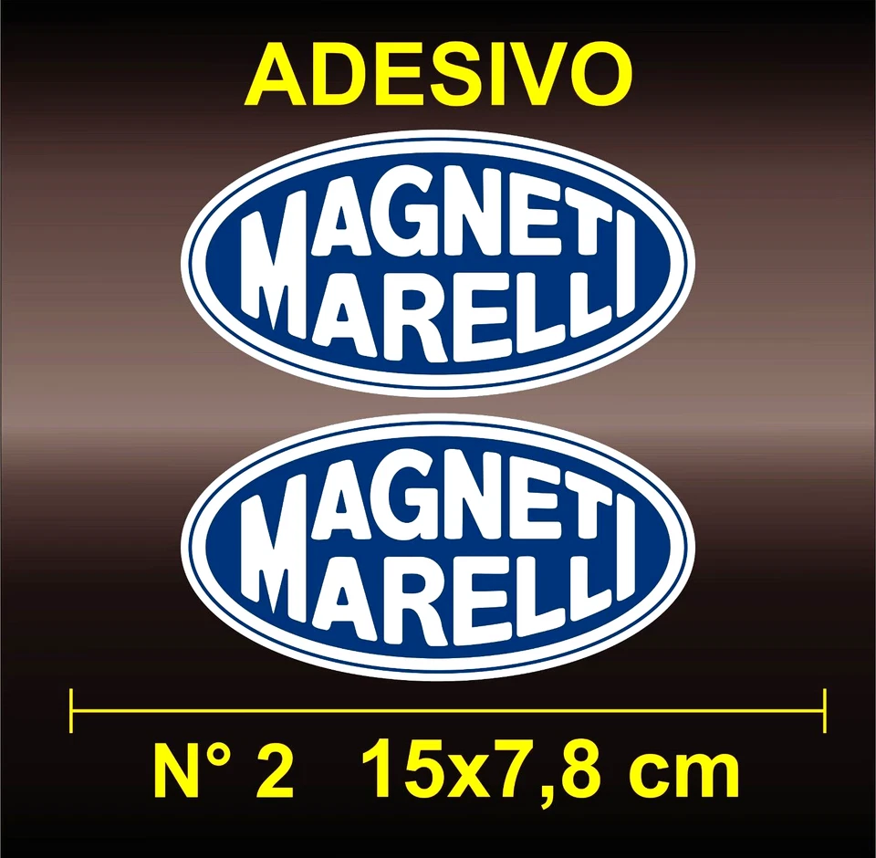 Adesivi Sticker MAGNETI MARELLI | FIAT FERRARI ALFA ROMEO LANCIA MASERATI VESPA - Imagen 1 de 1