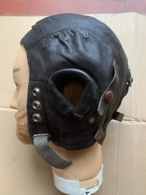 Serre tête pilote RAF GB WW2 anglais - Original - Royal Air Force - D DAY - Photo 1/4