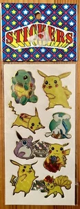 Vintage Pokemon Aufkleber 1990er 90er Jahre neu versiegelt selten - Bild 1 von 2