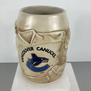 Vancouver Canucks NHL Ice Hockey Large Mug Stein Hockey Embossed Relief Tankard - Picture 1 of 17