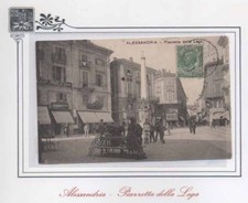 CARTOLINA 1917 ALESSANDRIA PIAZZETTA DELLA LEGA RIF F/49