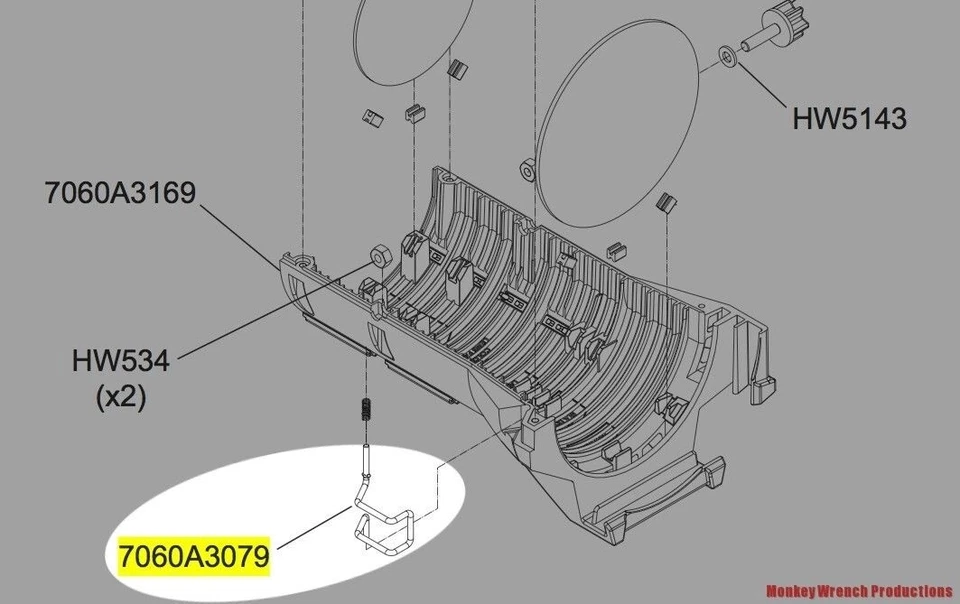 ETC Source Four Part - Gel Frame Retainer Clip 90 deg bend 7060A3079 - Image 1 of 1