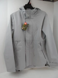OZARK TRAIL Men's Hooded Lightweight Gray Rain Jacket - Size S (34-36) - NEW - Picture 1 of 11