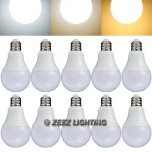 10X LED Light Bulbs 7W Daylight Cool White A19 Equivalent 60W Incandescent Lamp - Picture 1 of 12