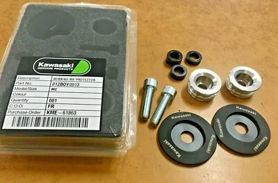 KAWASAKI ZX-10R KRT Z1000 Z900 SET SUPPORTI M8 CAVALLETTO POSTERIORE - Image 1 of 4