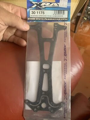 Vintage XRAY 301175 Adjustable Upper Deck T1FK’ 05-2.5 Graphite Orignal New - Image 1 of 4
