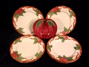 Franciscan Apple Dinner Plates Set of 7 Accent Plate 1 Group of 8 Plates - Picture 1 of 12