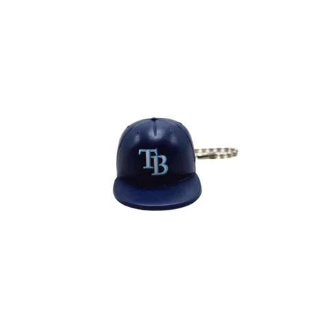 Tampa Bay Rays Baseball Cap Keychain Licensed MLB Baseball Hat Gift Ball Cover