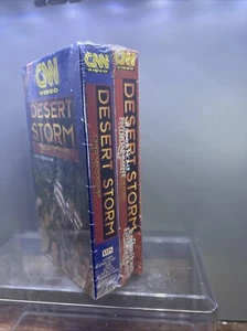 Vintage Desert Storm - The War Begins & Victory VHS CNN Video SET Iraq War New - Picture 1 of 7