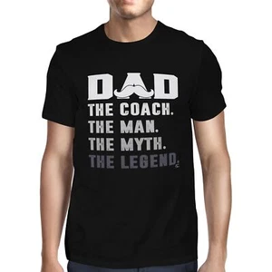 1Tee Herren T-Shirt Dad The Coach The Man The Myth The Legend - Bild 1 von 6