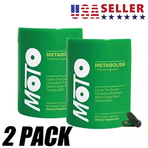 2PK Moto Metabolism For Women O Positiv Support Energy Curb Cravings 60 Capsules - Picture 1 of 19