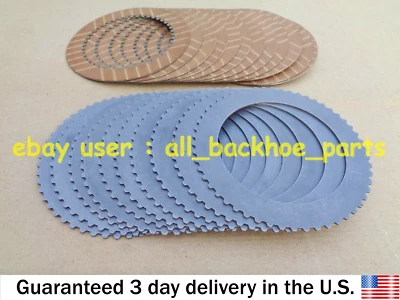 JCB BACKHOE - TRANSMISSION FRICTION & COUNTER PLATES 12+10 (445/03205 445/12307) - Image 1 of 4