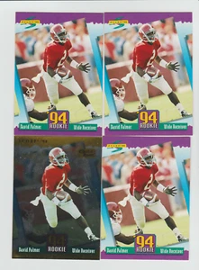 (4) 1994 Score #292 (1 Gold Zone) David Palmer RC lot, Alabama Crimson Tide - Picture 1 of 1