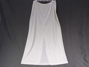 Vintage Sears The Doesnt Slip Half Slip Womens Large 30-32 Lace Slit EXCEL I24 - Picture 1 of 8