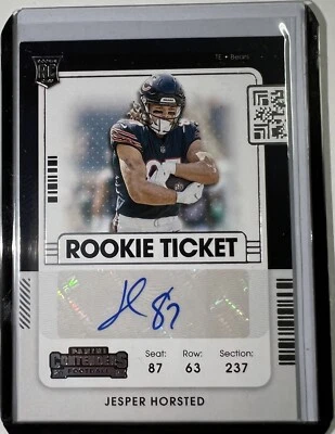 2021 Panini Contenders Rookie Ticket Jesper Horsted Auto - Image 1 of 2