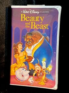 Vintage Walt Disney’s Beauty and The Beast Black Diamond VHS W Original Inserts