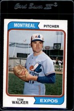 1974 Topps #193 Tom Walker Montreal Expos - Nice Card