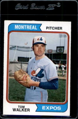 1974 Topps #193 Tom Walker Montreal Expos - Nice Card - Image 1 of 2