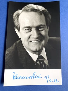 JOHANNES RAU (†2006) 8. Bundespräsident BRD signed Autogrammfoto 10x15 - Picture 1 of 2