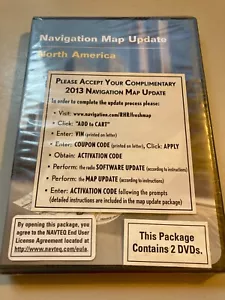 NAVTEQ 2013 Navigation Map Update Chrysler RHR North America DVD New and Sealed - Picture 1 of 2