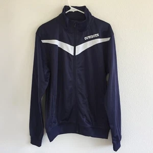NUOVO Dallas Cowboys NFL Authentic Desco giacca uomo full zip blu taglia M - Foto 1 di 6