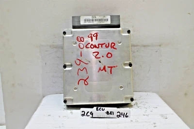98BB12A650AUE Ford Contour 1998-1999 Unidad de control del motor Módulo ECU 246 2C9 B1 Foto 1 de 4