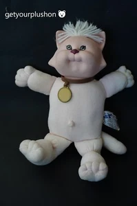 VTG CABBAGE PATCH KIDS 1983 KOOSAS BEIGE CAT 14" PLUSH DOLL - Picture 1 of 3