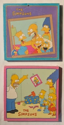 2 Vintage 1990 Simpsons 250 piece puzzles - 100% Complete - Homer Simpson - Image 1 of 4