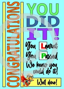 NEW Congratulations On Passing Your Driving Test A5 Size Card - Picture 1 of 4
