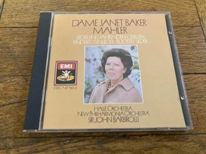 Mahler: Lieder Eines Fahrenden Gesellen / Dame Janet Baker (CD) Barbirolli Halle - Picture 1 of 3