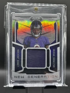 2018 Lamar Jackson #3 New Generation Silver Refractor Jersey Patch MVP! - Picture 1 of 2