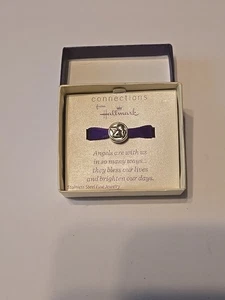 Hallmark Connections Ciondolo Angelo Acciaio Inox PERLINE Angeli Con Noi - Foto 1 di 8